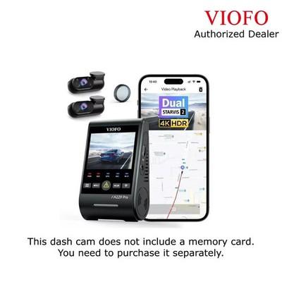 Viofo A229 Pro 4K 3CH Dash Cam + WiFi + GPS + CPL | Authorized Dealer