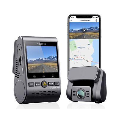VIOFO Dual Dash Cam 2K 1440P 60fps +1080P 30fps Front and Rear Dash Camera wi...