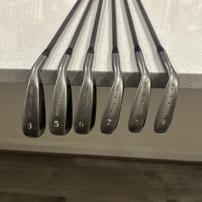VTG Mitsushiba Irons Graphite Shafts Unknown Flex 3 5 6 7 8 9
