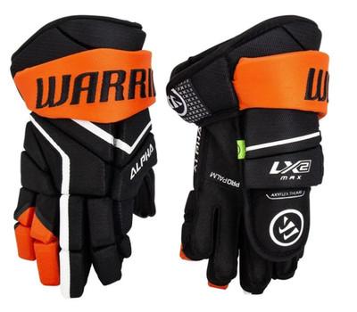 Warrior LX2 Max Junior and Senior Hockey Gloves- Various Sizes and Colors