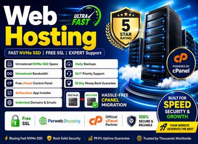 Web Hosting - 💻Unlimited SSD, Secure SSL, Emails, 24/7 Fast Support | $15.99/Yr