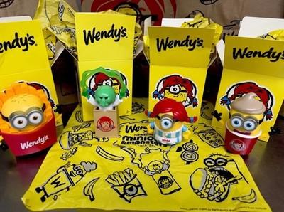 Wendy’s minions And monsters ADULT MEAL TOY- 1 unopened box