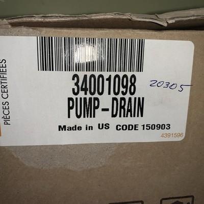 Whirlpool Washing Machine Drain Pump Assembly WP34001098
