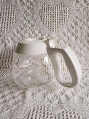 White Cuisinart Coffee Carafe Glass Pot 10 Cup Coffee Maker