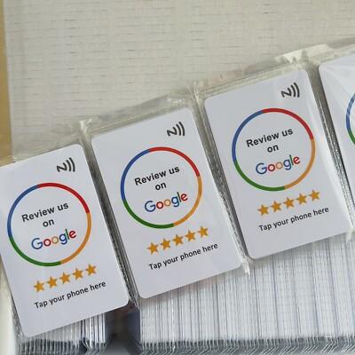 Wholesale - 50 units Google Review Card - Review Boosting NFC Tap Card