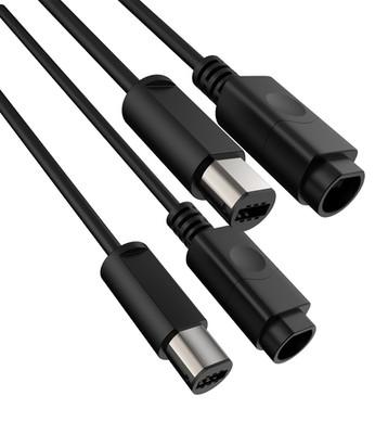 Wiigamecube Controller Extension Cable for Wii Gamecube GCN - 2Pack/6.6Ft