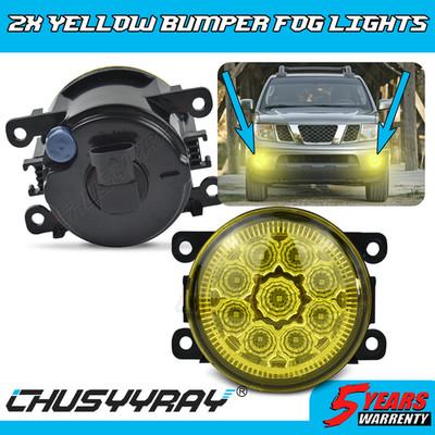 Yellow Lens Bumper Fog Light Assembly Front Driving Lamp for Truck SUV