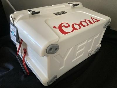 🔥 YETI 45 qt Coors Light Beer Cooler ice Chest Super Rare Promo Tundra Cold 🥶