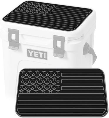 YETI Seadek EVA Mat Cooler Pad - Non-Slip US Flag Design (Black-Stormgray)