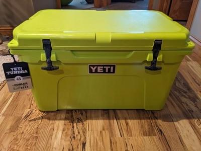 Yeti Tundra 45 Chartreuse Cooler - Limited Edition RARE!