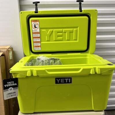 Yeti Tundra 45 RARE Chartreuse Green Cooler Awesome SOLD OUT!! New