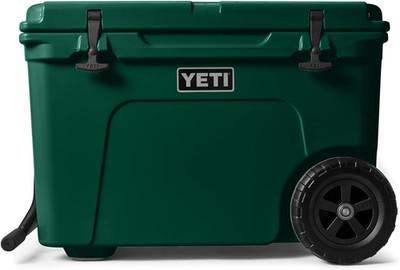 YETI Tundra Haul Portable Wheeled Cooler Black Forest Green