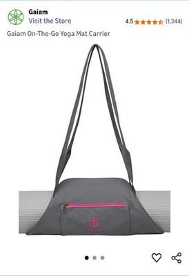Yoga Mat Bag Strap Carrier Trendy Magnetic Snap Gaiam
