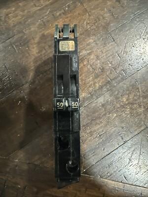 ZINSCO GTE SYLVANIA 50 AMP TWO POLE 2P 50A CIRCUIT BREAKER