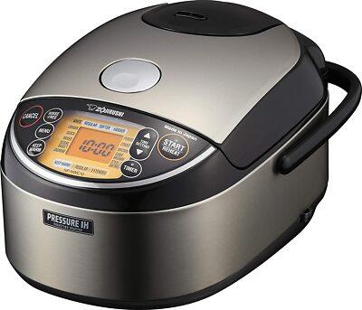 Zojirushi NP-NWC10XB Pressure Induction Heating Rice Cooker & Warmer, 5.5 Cup