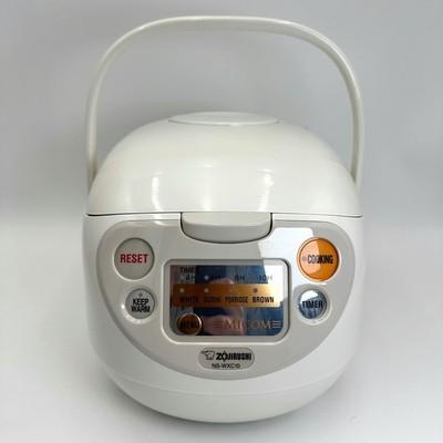 Zojirushi Rice Cooker 5.5 C White Micom Electric Warmer NS-WXC10 Tested Works