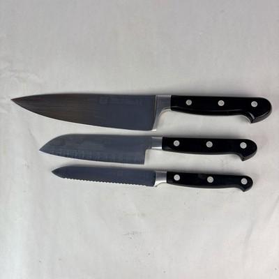 Zwilling J.A Henckels Professional S Friodur Ice Hardened 3 Pc Knife Set Germany